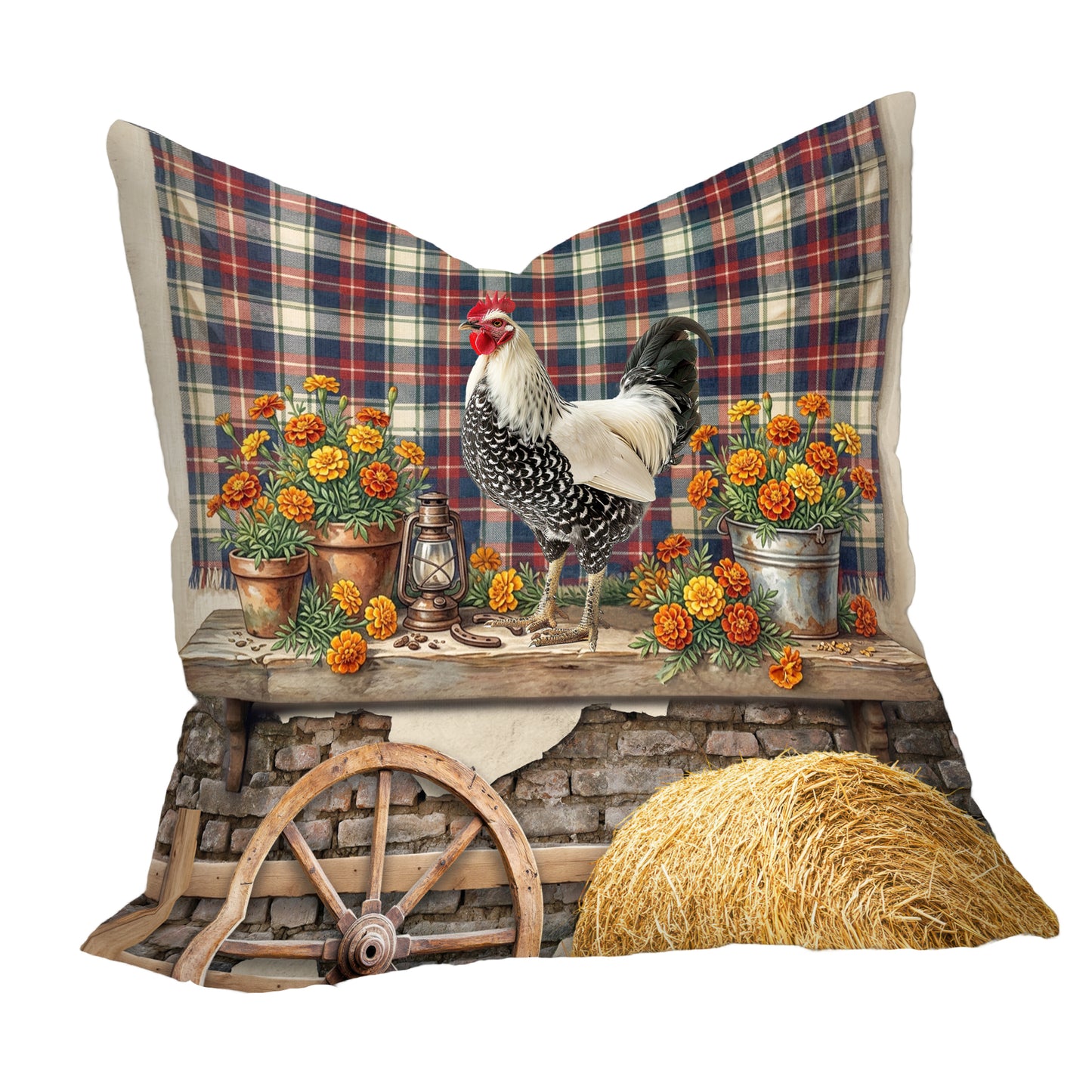 Country Living Rooster 3 Luxury Scatter