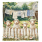 Country Sheep Light Weight Fleece Blanket