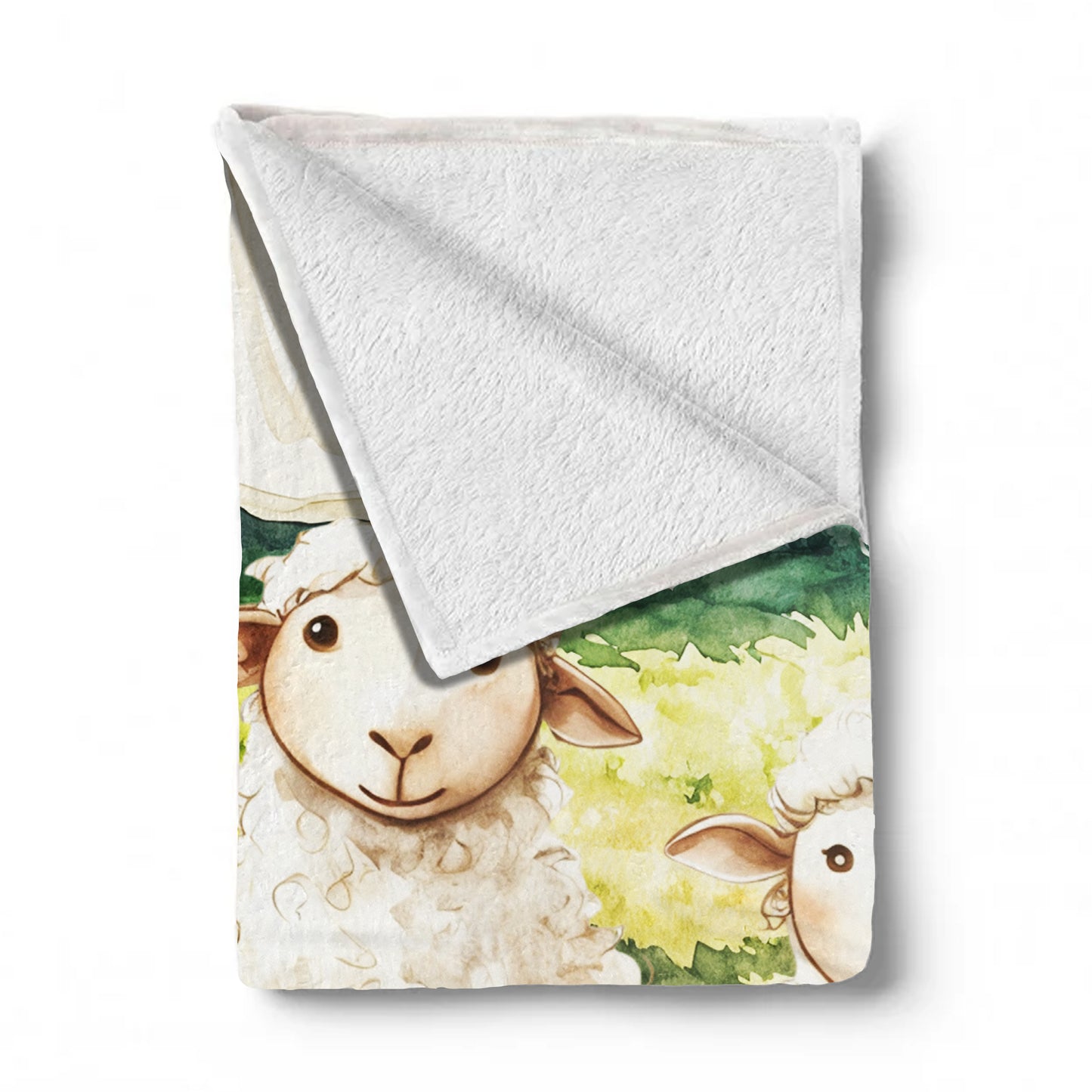 Country Sheep Light Weight Fleece Blanket