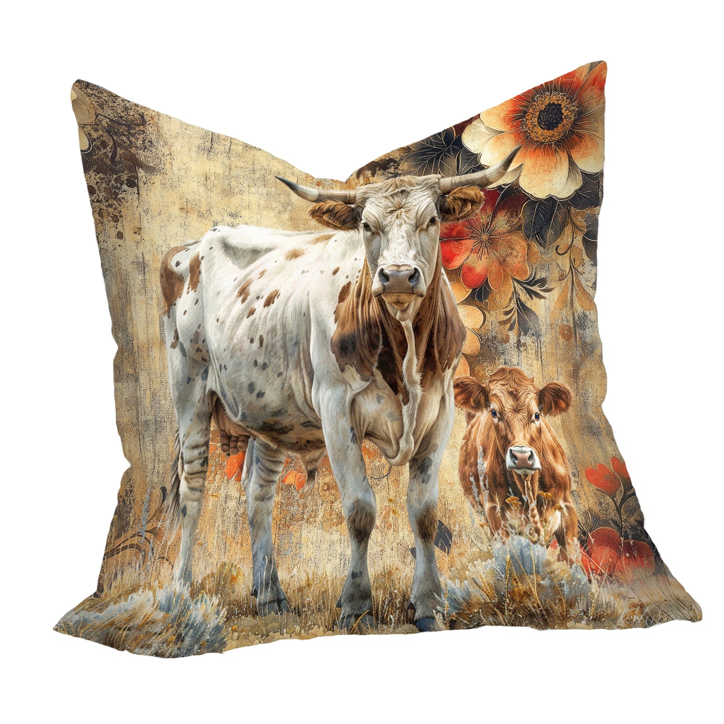 Cow & Calf Abstract Luxury Scatter by Mark van Vuuren