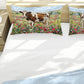 Cow & Cosmos Duvet Cover Set