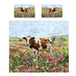 Cow & Cosmos Duvet Cover Set