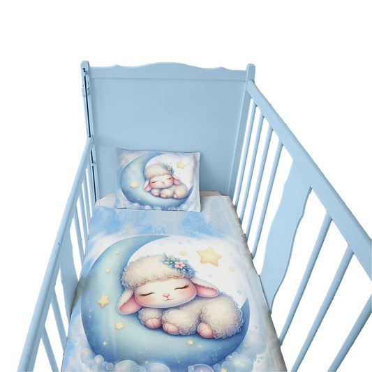 Cozy Cloud Sheep Cot Set