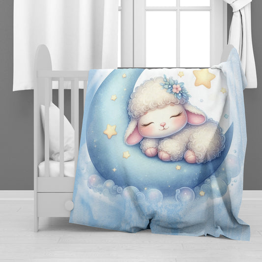 Cozy Cloud Sheep Minky Blanket
