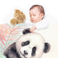 Cozy Panda Baby Fleece Blanket