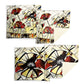 Cracking Glass Flowers Luxury Scatter Covers (Set of 4)