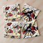 Cracking Glass Flowers Luxury Scatter Covers (Set of 4)