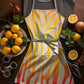 Crazy Zebra Medium Length Apron