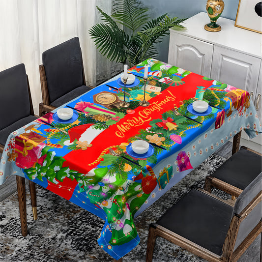 Crazy Christmas Rectangle Tablecloth