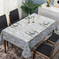 Crazy Srep Pattern on White Rectangle Tablecloth
