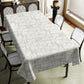 Crazy Srep Pattern on White Rectangle Tablecloth