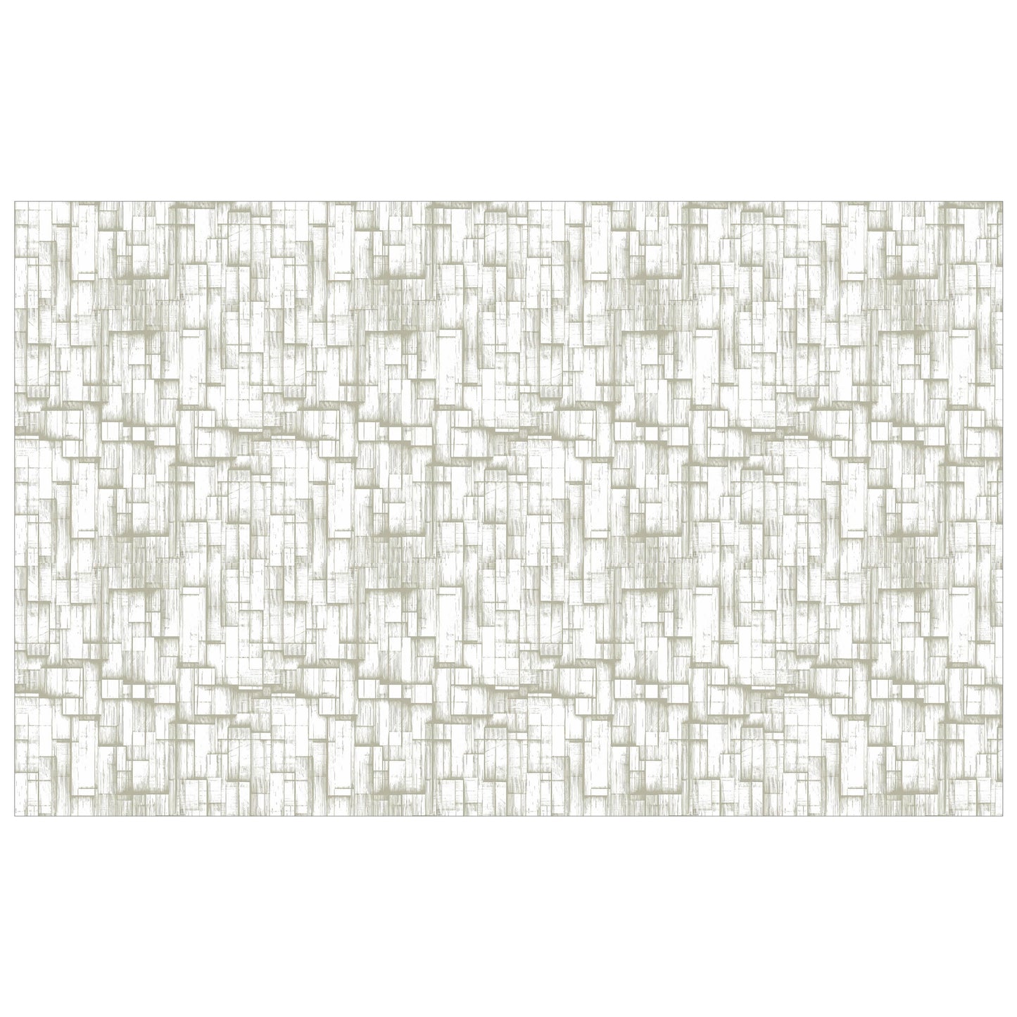 Crazy Srep Pattern on White Rectangle Tablecloth