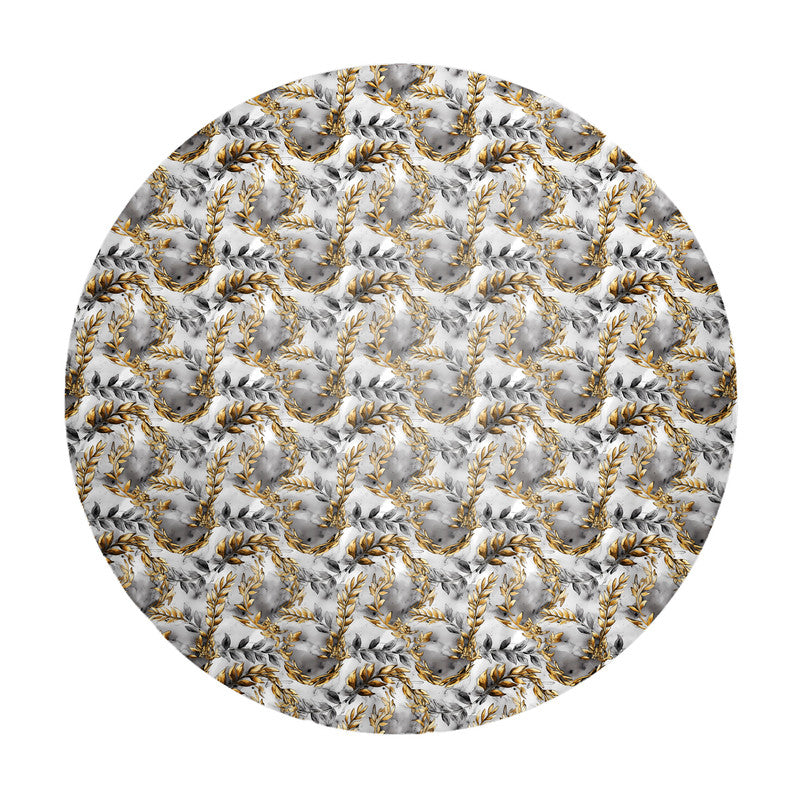 Grecian Leaves Round Tablecloth