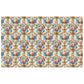 Cream And Gold Rectangle Tablecloth