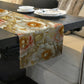 Cream And Gold Table Runner