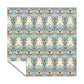 Cream And Light Aqua Square Tablecloth