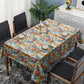 Cream And Gold Rectangle Tablecloth