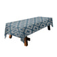 Cream Block Pattern on Sage Green 3m Rectangle Tablecloth