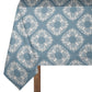 Cream Block Pattern on Sage Green 3m Rectangle Tablecloth