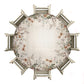 Cream Floral 2,3m Round Tablecloth