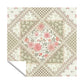 Cream Lace Pattern Square Tablecloth