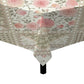Cream Lace Pattern Square Tablecloth