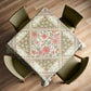 Cream Lace Pattern Square Tablecloth