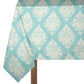 Cream Pattern on Sage Green 3m Rectangle Tablecloth