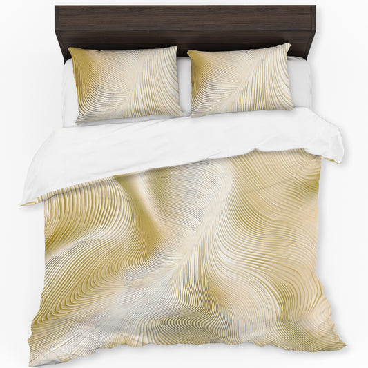 Cream Silk Duvet Cover Set