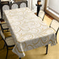 Cream Swirls Rectangle Tablecloth