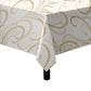 Cream Swirls Square Tablecloth