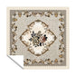 Cream and Beige Combination Square Tablecloth