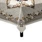 Cream and Beige Combination Square Tablecloth