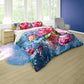 Crimson Corset Duvet Cover Set