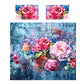 Crimson Corset Duvet Cover Set
