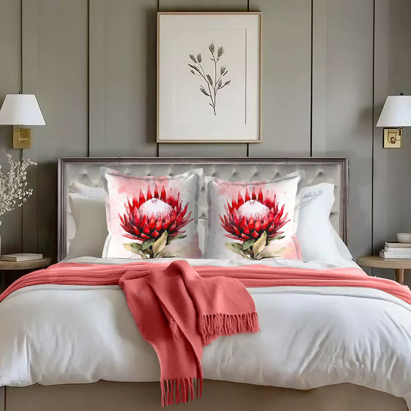 Crimson Protea Exclusive Range Cushions