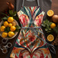 Crimson Touch Medium Length Apron
