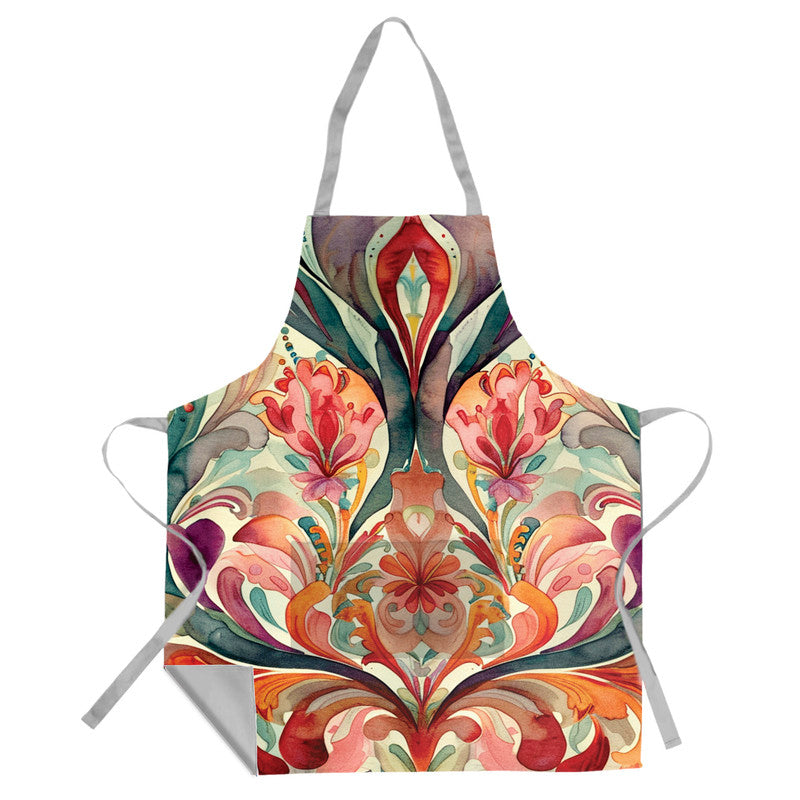 Crimson Touch Medium Length Apron