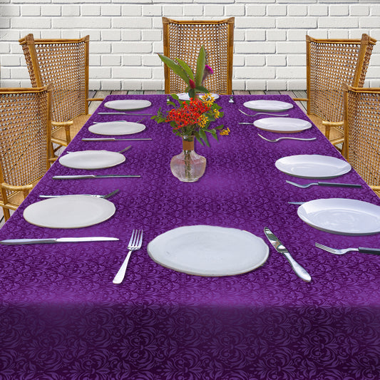 Crimson Baroque 3m Rectangle Tablecloth