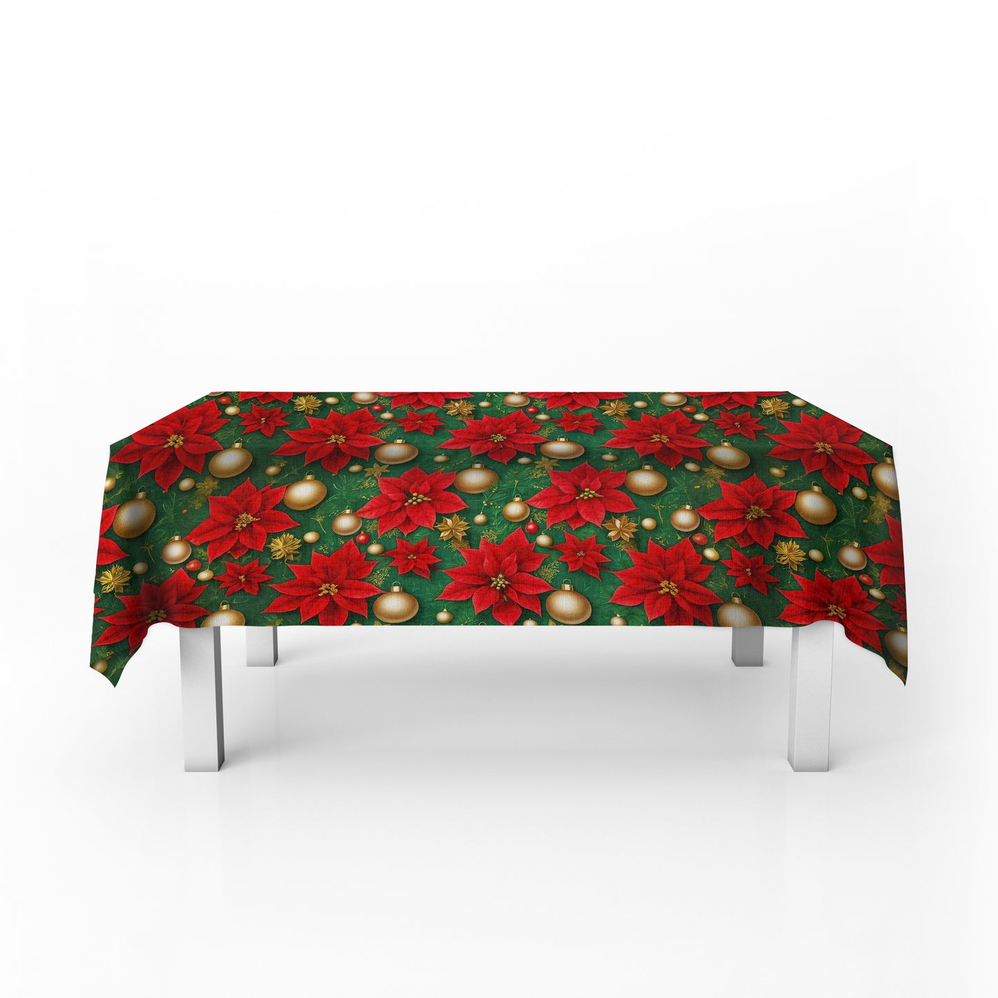 Crimson Christmas Rectangle Tablecloth