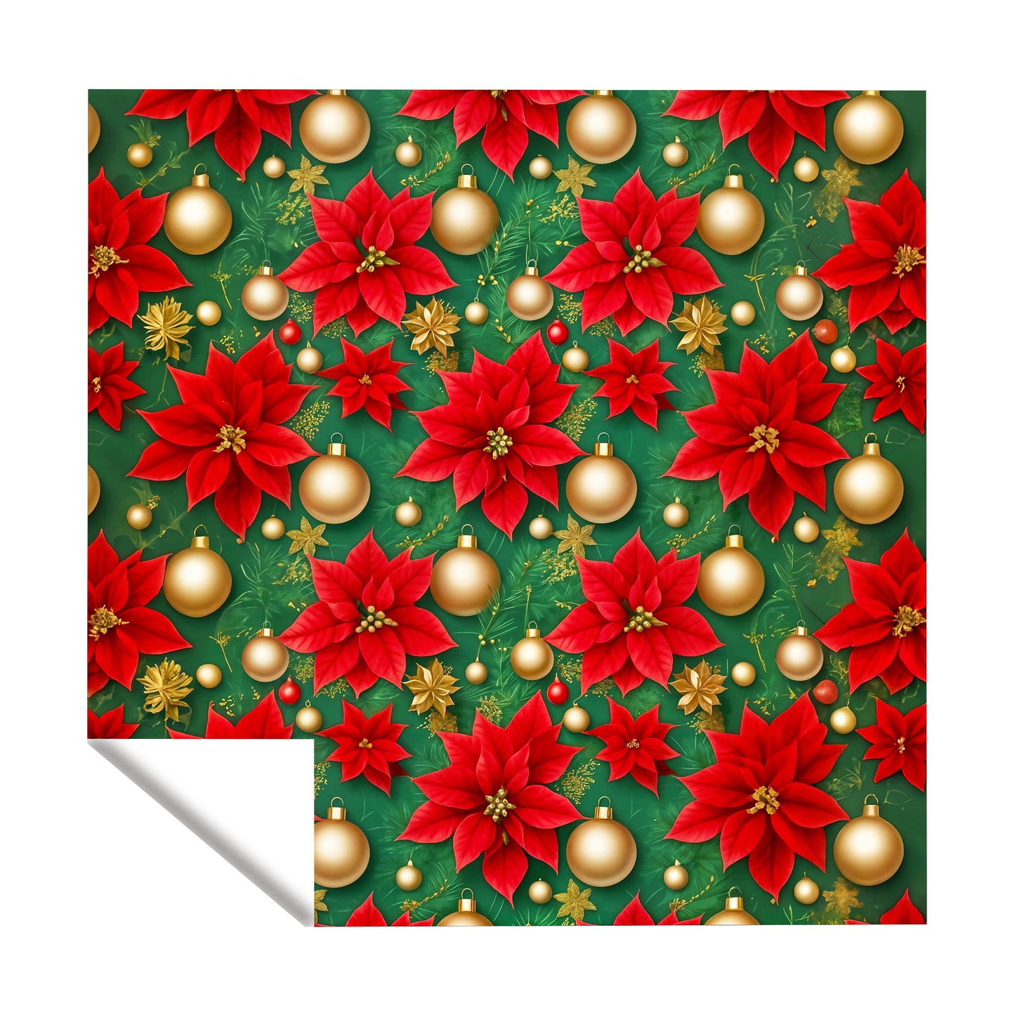 Crimson Christmas Square Tablecloth