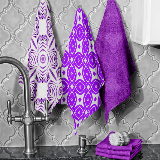 Crimson Dish Cloth (Set of 3)