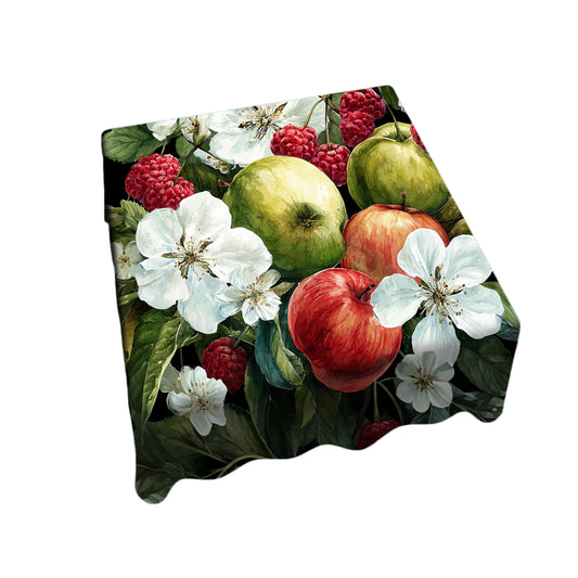 Crimson Harvest Bloom Square Tablecloth by Wikus Schalkwyk