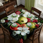 Crimson Harvest Bloom Square Tablecloth by Wikus Schalkwyk