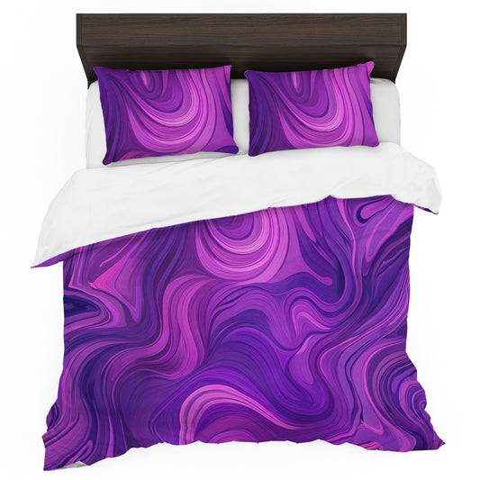 Crimson Movement Duvet Cover Set