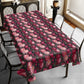 Crimson Peonies Rectangle Tablecloth