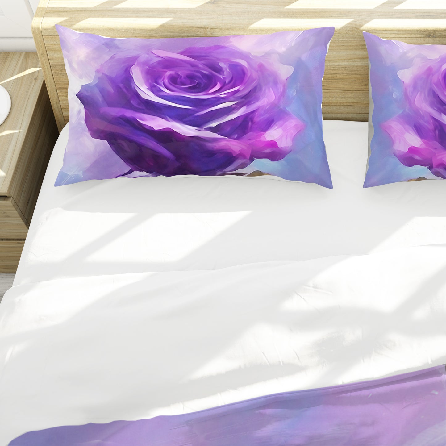 Crimson Roses Duvet Cover Set