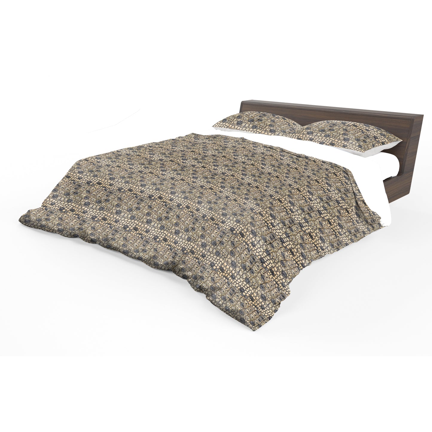 Crocodile Leather Duvet Cover Set