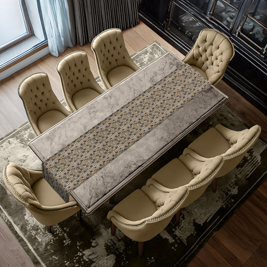 Crocodile Leather Table Runner