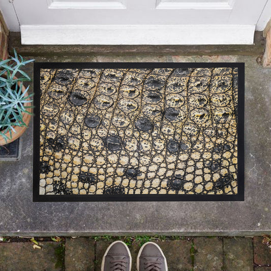 Crocodile Skin Door Mat